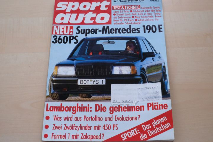 Sport Auto 01/1988